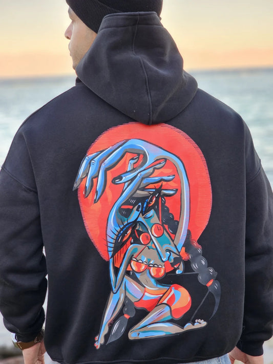 Crimson Shadows Hoodie